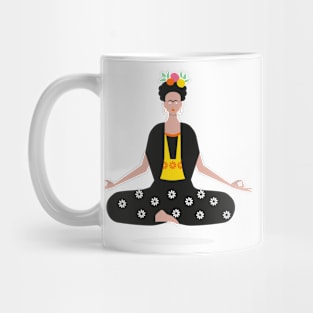 Frida Yoga turquoise Mug